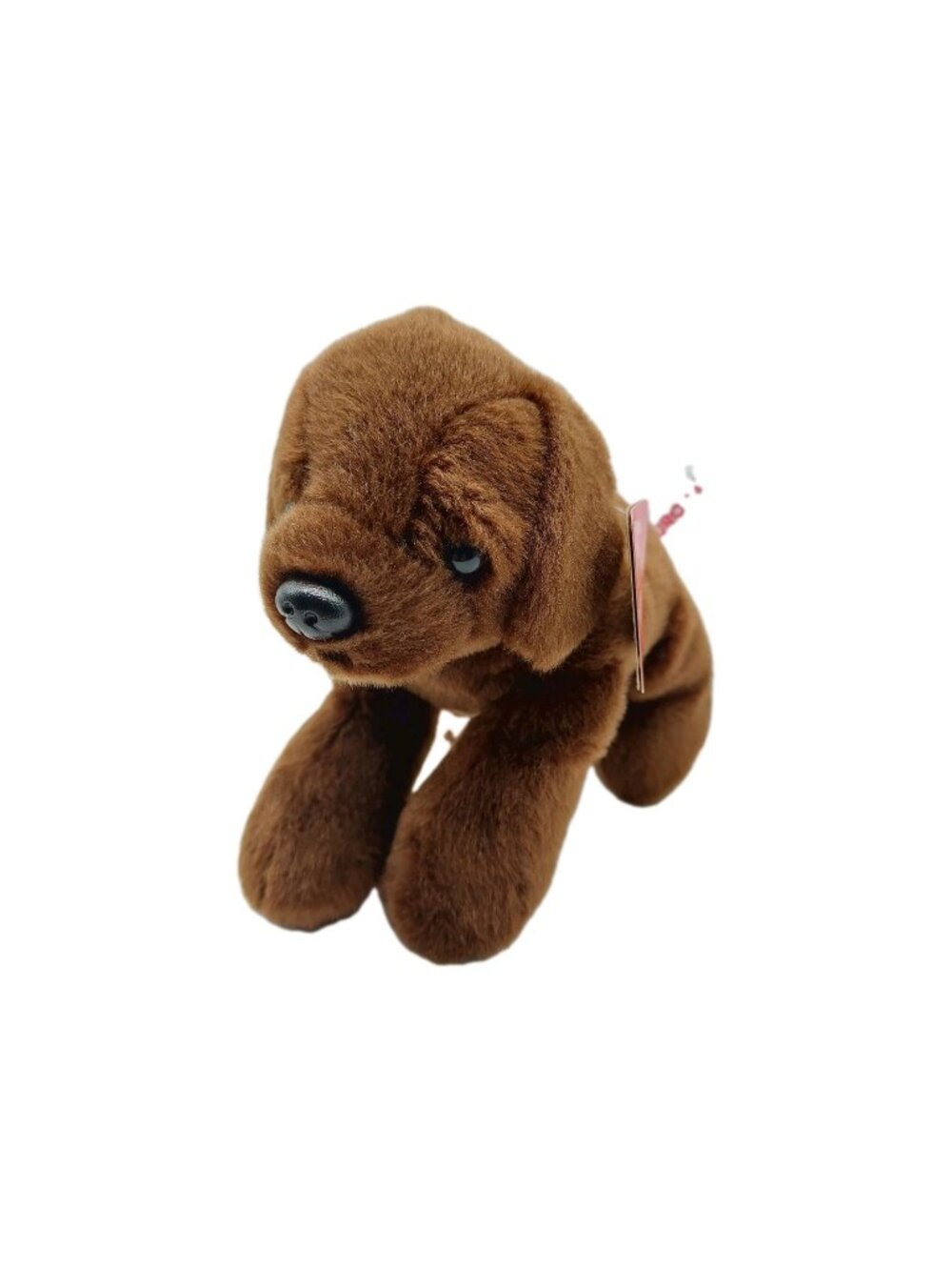 Aurora Puppy Dog Chocolate Lab Retriever Stuffed Brown Plush 5"